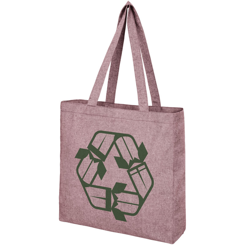 Pheebs 210 g/m recycled gusset tote bag 13L – image 2