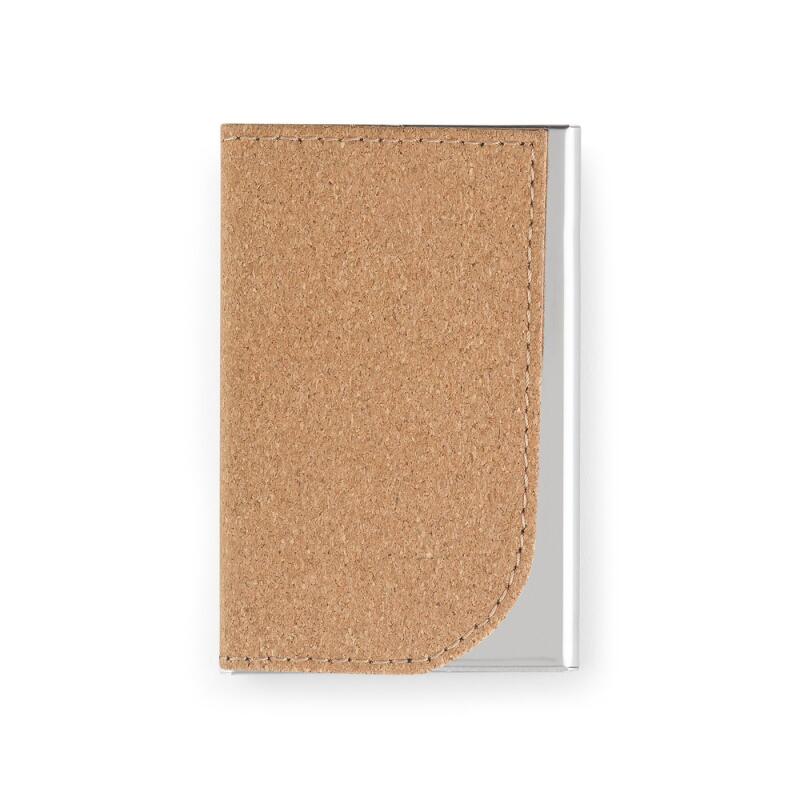 GOSLING. Set consisting of a card holder and a key holder, both in metal and cork – image 5