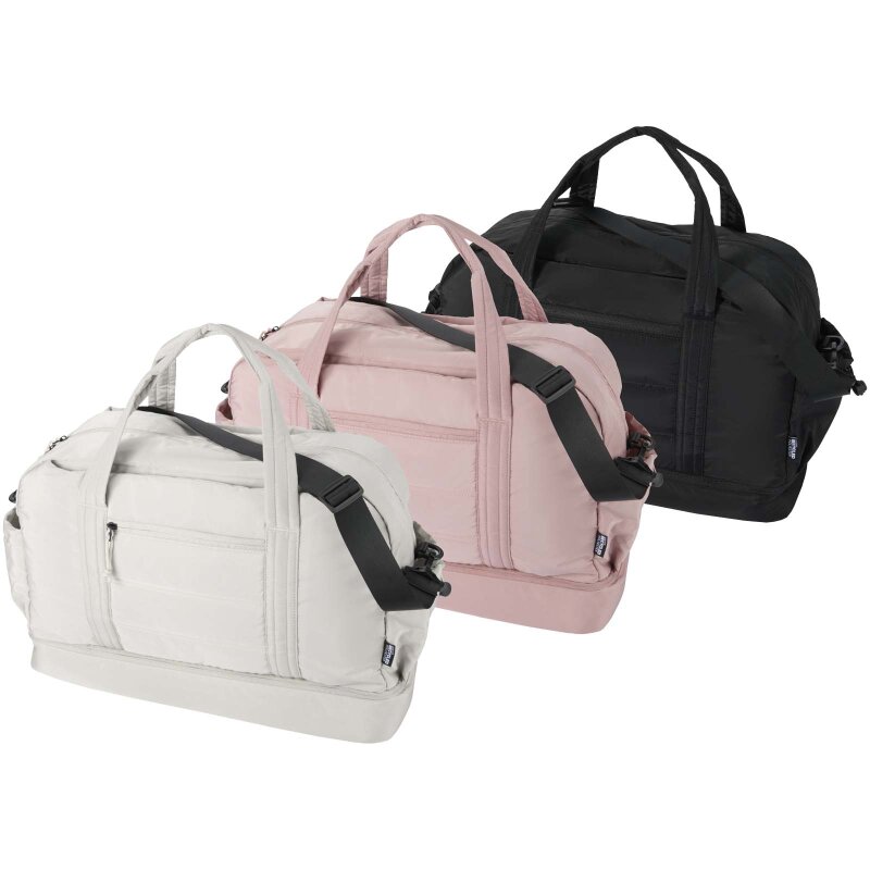Puffer GRS recycled duffel bag with insulated bottom 30L – image 8