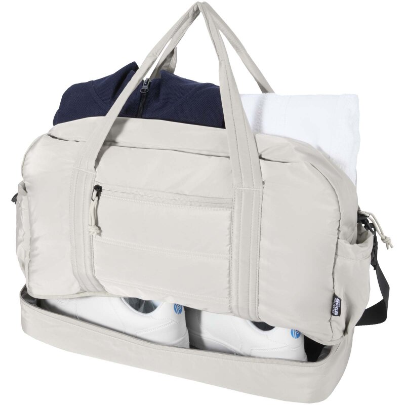 Puffer GRS recycled duffel bag with insulated bottom 30L – image 6