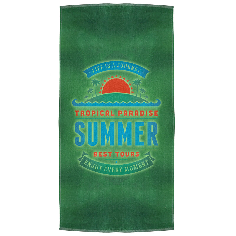 Full Colour Beach Towel – image 1