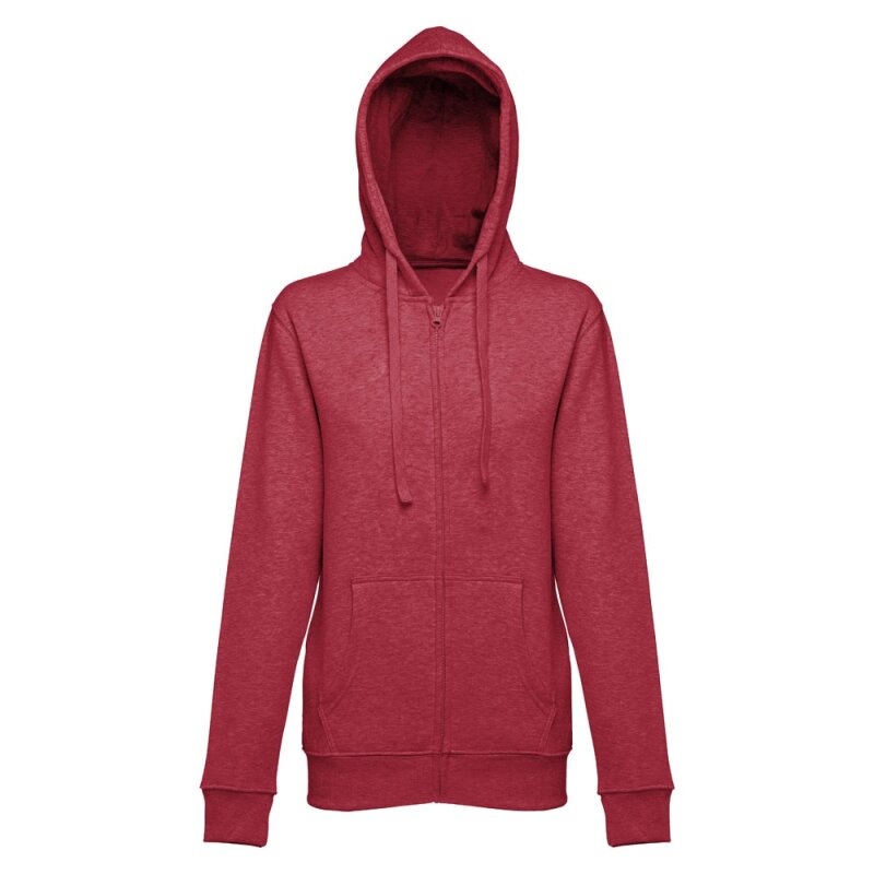THC AMSTERDAM WOMEN II. Women's hoodie in cotton and polyester with full zip – image 4