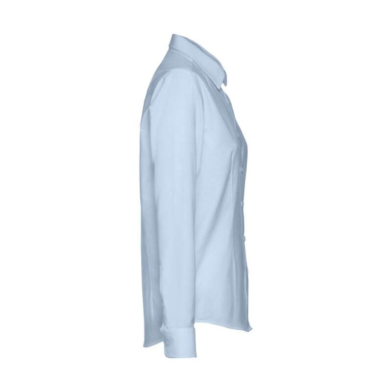 THC TOKYO WOMEN II. Women's long-sleeved oxford shirt with pearl coloured buttons – image 3