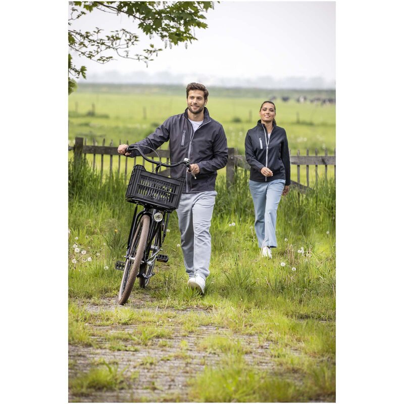 Orion men's GRS recycled softshell jacket – image 6