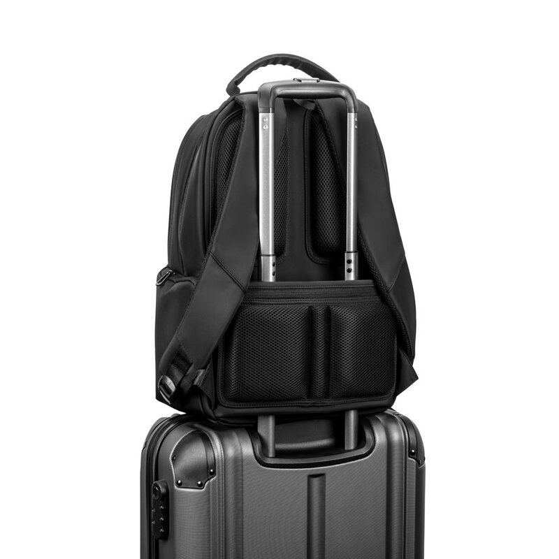 BOSTON SOLID. 17" laptop backpack made from 150D nylon with 2 padded compartments – image 7