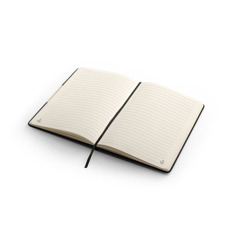 MRQUEZ. A5 hardback notebook made from 100% recycled PET fabric, with lined pages made from 100% recycled paper – image 5