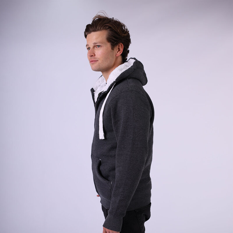 Sherpa Fleece Zip Hoodie – image 8
