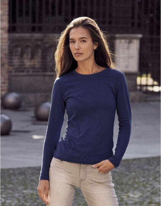 Ladies L/S Basic-T – image 9