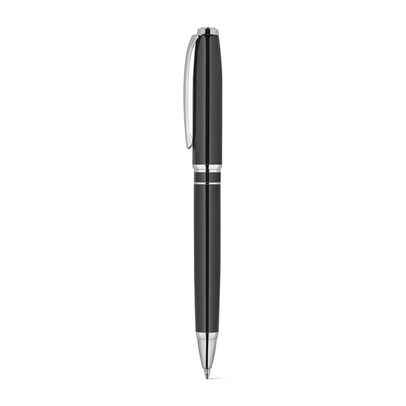 SARAMAGO. Premium set comprising 1 ballpoint pen and 1 rollerball pen in copper and stainless steel, with blue ink – image 4