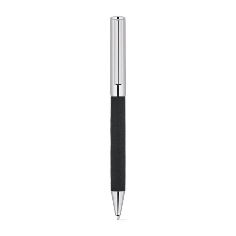 SLAUGHTER. Stainless steel ballpoint pen with a glossy finish and black ink by Dokumental® – image 1