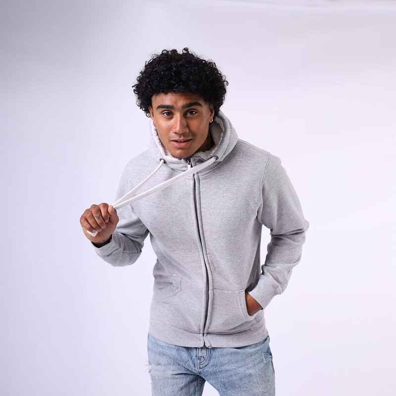 Sherpa Fleece Zip Hoodie – image 5