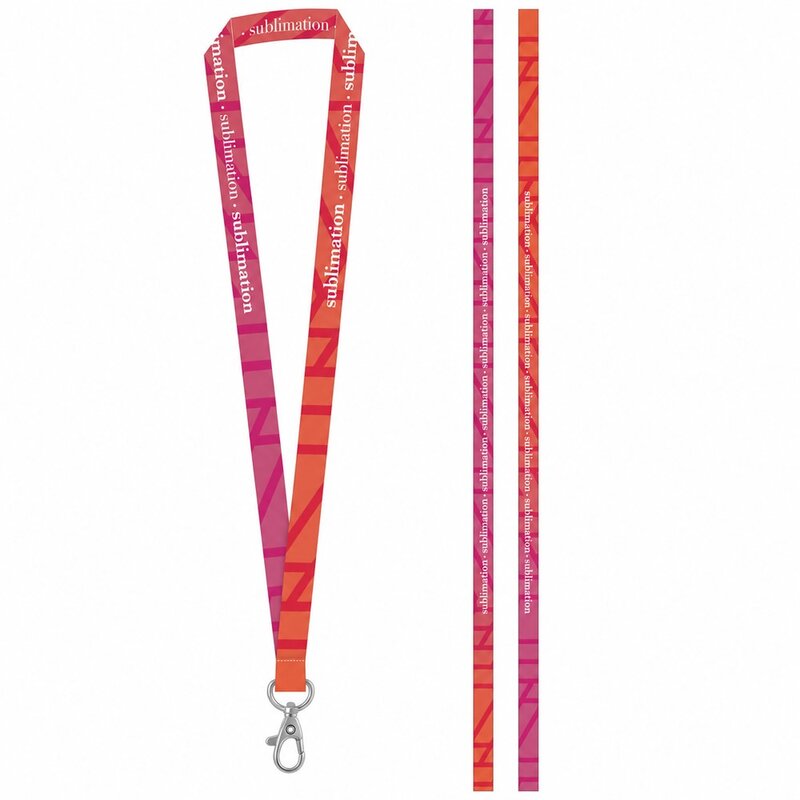 BRIGHTON S. Printed sample of SET Lanyard SUBLIMATION Long II (20 mm) with Hook Trigger Snap 20 mm – image 1