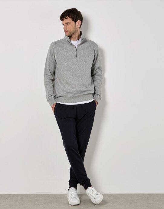 Mens Regular 1/4 Zip Sweat – image 7