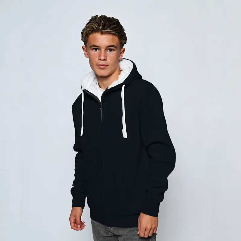 Sherpa Fleece Zip Hoodie – image 14