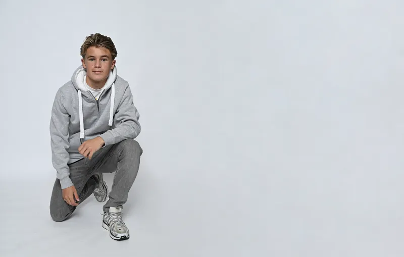 Sherpa Fleece Zip Hoodie – image 1