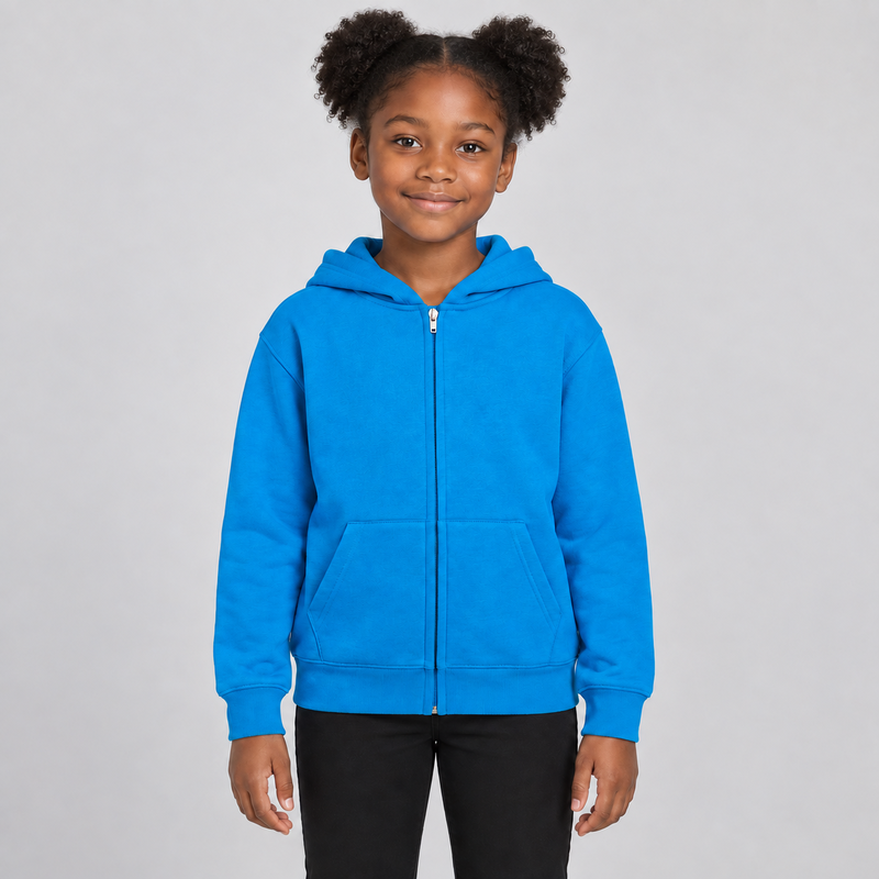 Kids Soft Touch Zip Hoodie – image 14