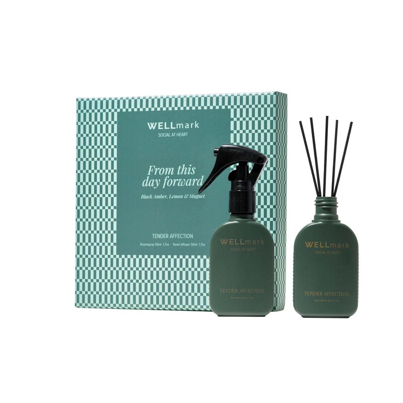 Wellmark Tender Affection 50 ml room spray and 50 ml diffuser gift set – image 1