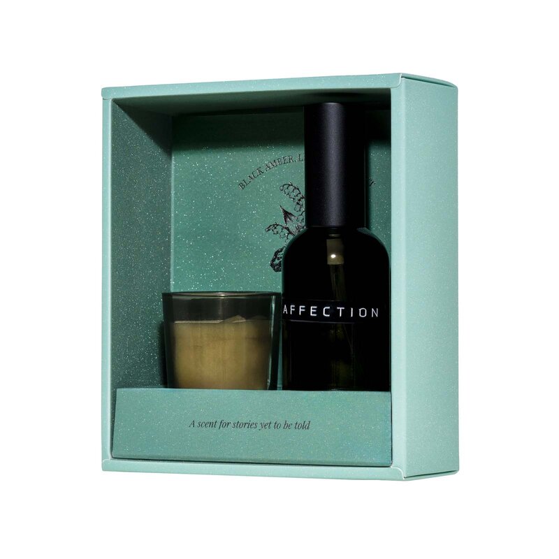 Wellmark 100 ml room spray and 70 ml Tender Affection candle gift set – image 4