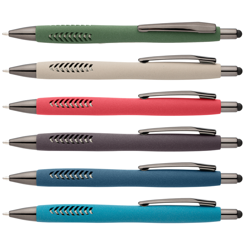 Avalon Recycled Plastic Stone Finish Stylus Pen – image 2