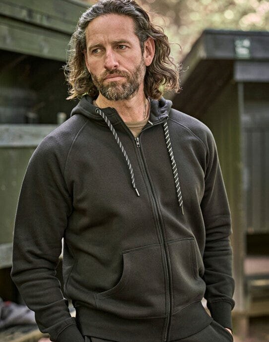 Mens Fashion Full Zip Hood – image 7