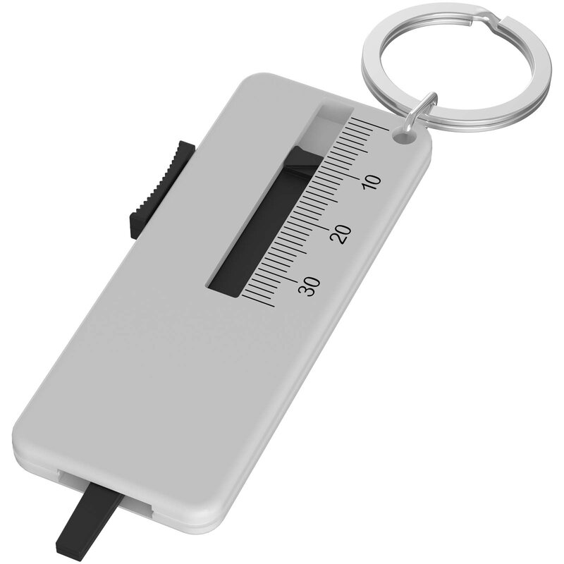 Rove recycled tyre tread check keychain – image 1