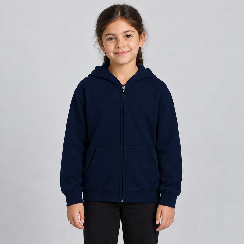 Kids Soft Touch Zip Hoodie – image 10