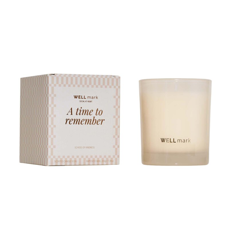Wellmark Echoes of Kindness 210 g scented candle – image 1