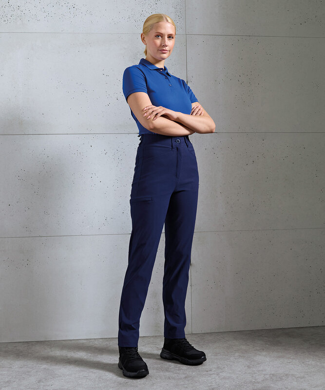 Womens Stretchchecker Adapt trousers – image 1