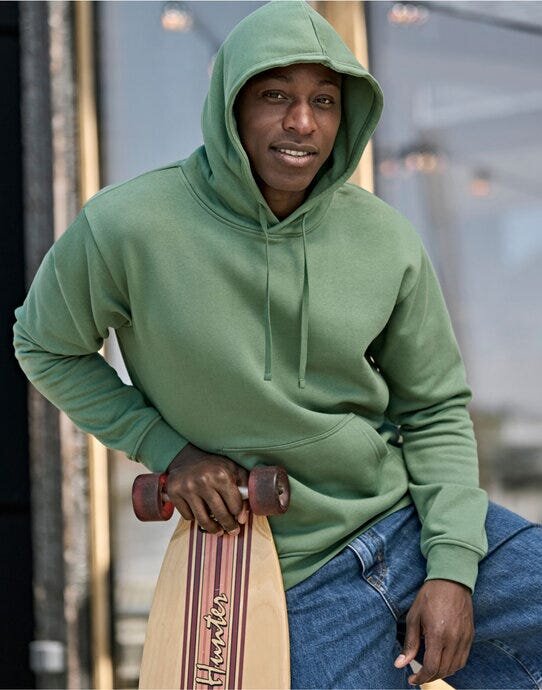 Unlabeled Hooded Sweatshirt – image 9