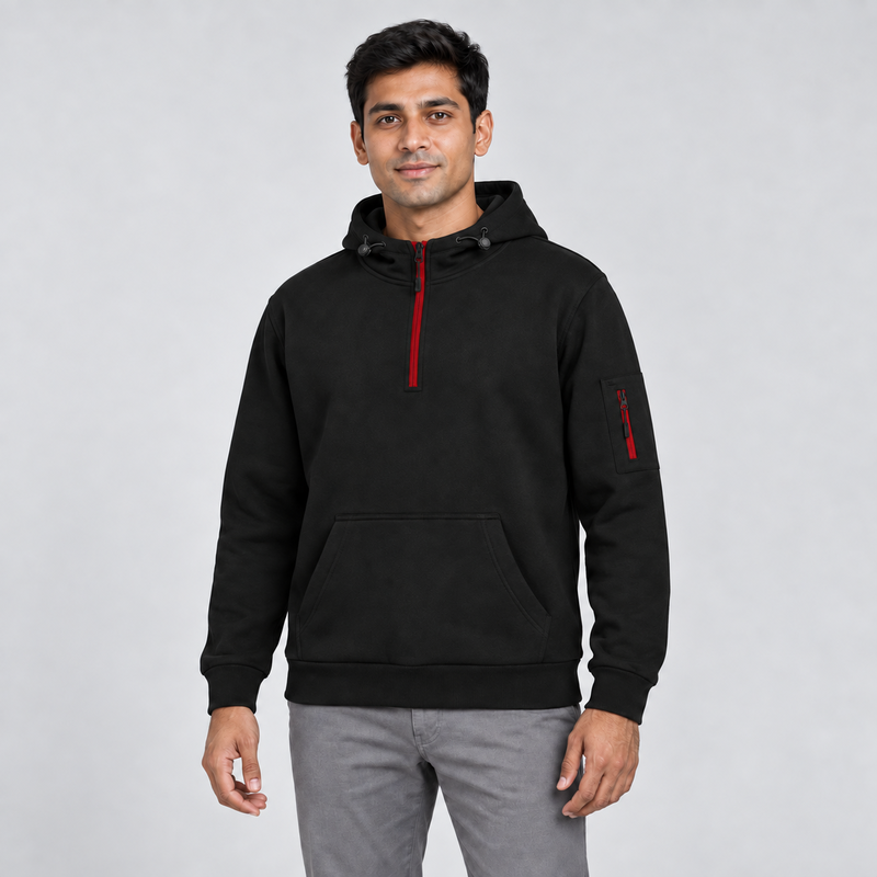 Adults Quarter Zip Hoodie – image 24