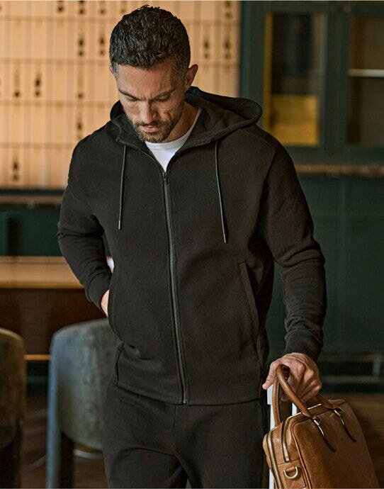 Ribbed Interlock Hood Full Zip – image 9