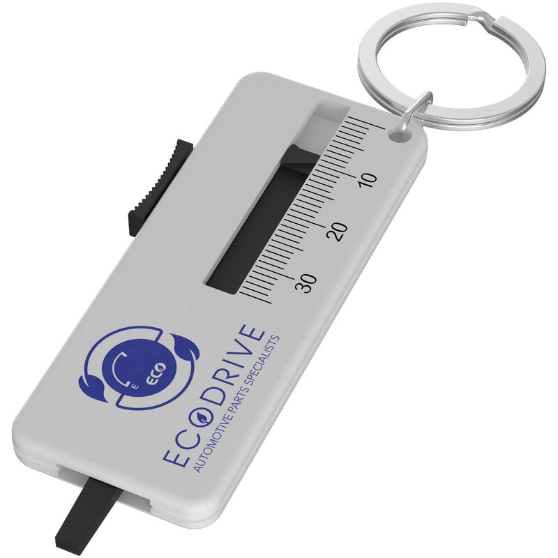 Rove recycled tyre tread check keychain – image 5