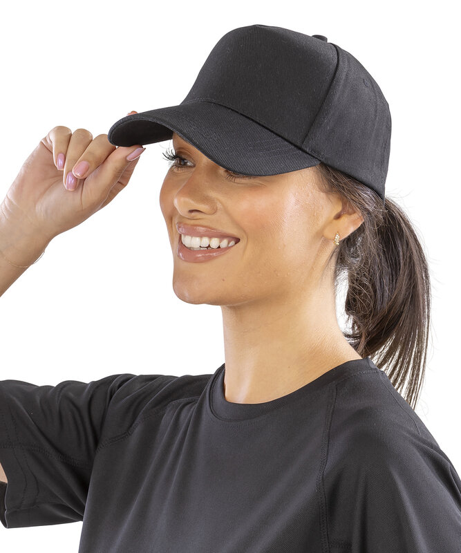6-panel organic cotton cap – image 1