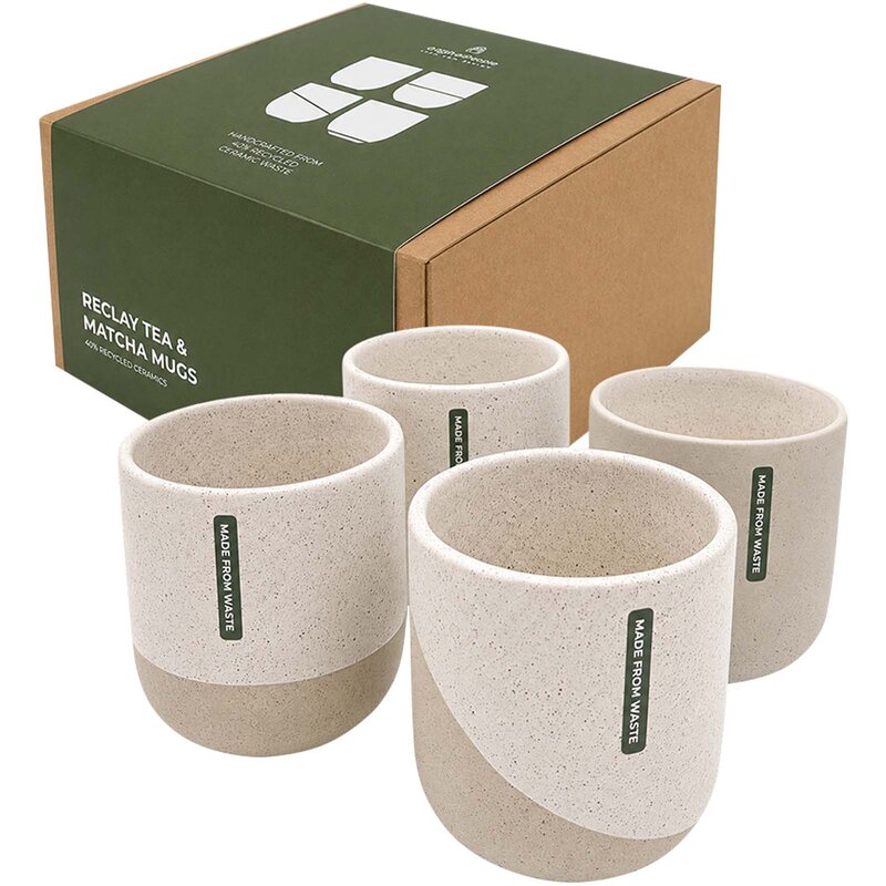 Originalhome Reclay 350 ml tea and matcha mug set – image 1