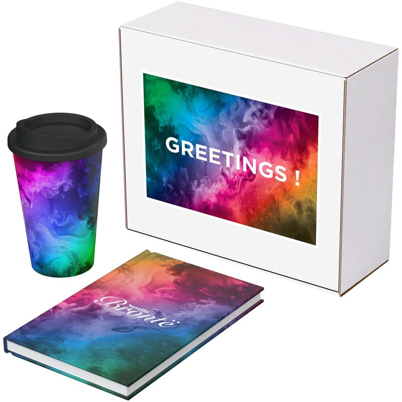 Keswick gift set Novella Bront notebook and Americano tumbler – image 1