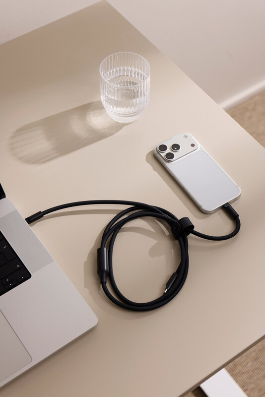 VINGA Baltimore silicone multi charging cable (C+2C) – image 4