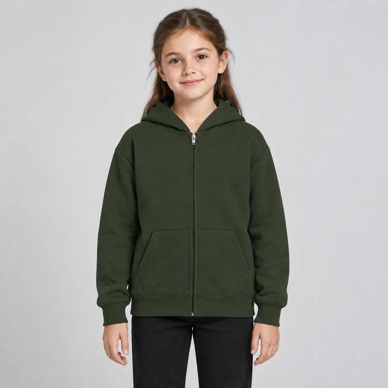 Kids Soft Touch Zip Hoodie – image 8