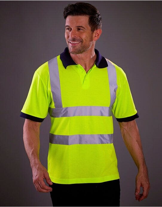 Hi-Vis Short Sleeve Polo Shirt – image 7