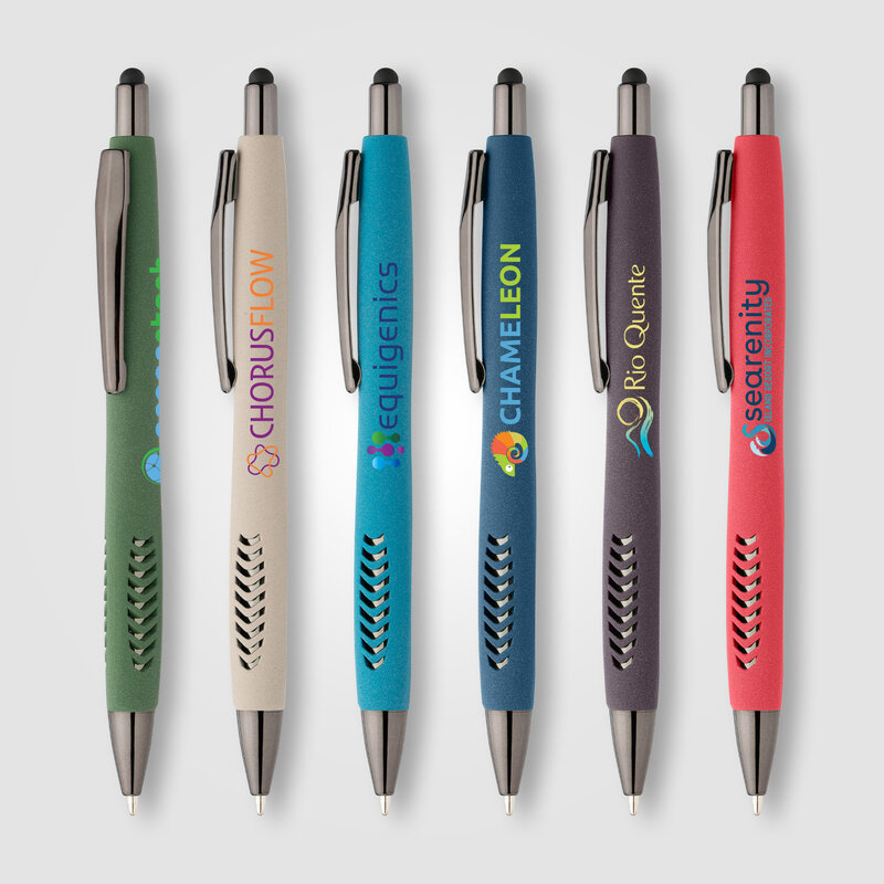 Avalon Recycled Plastic Stone Finish Stylus Pen – image 3