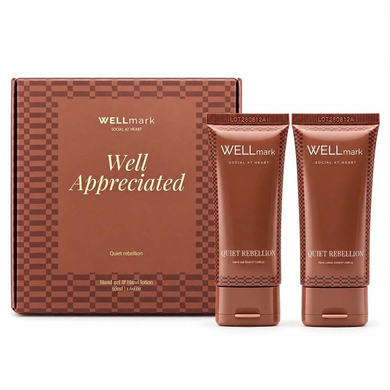 Wellmark Quite Rebellion 70 ml hand wash and 70 ml hand lotion gift set – image 1