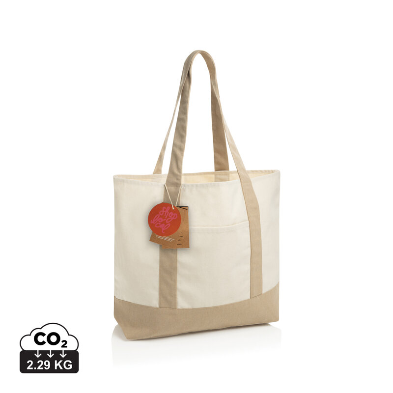 SHOP LOCAL AWARE™ recycled cotton 350gsm Tote bag – image 16