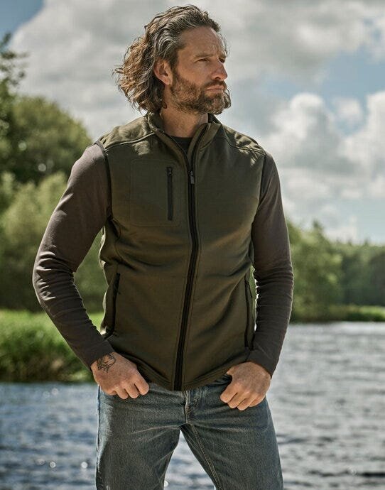 Mens Stretch Fleece Bodywarmer – image 9
