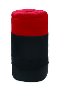 RPET fleece travel blanket