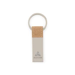 GOSLING. Set consisting of a card holder and a key holder, both in metal and cork – image 1