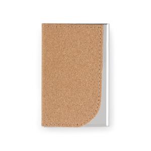 GOSLING. Set consisting of a card holder and a key holder, both in metal and cork – image 5