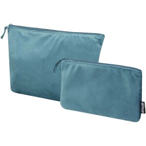 Swift GRS recycled velvet toiletry bag set