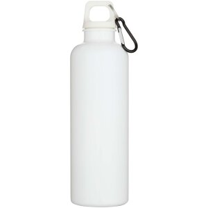Oregon 750 ml solid colour RCS recycled plastic water bottle with carabiner – image 3
