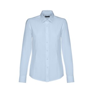 THC TOKYO WOMEN II. Women's long-sleeved oxford shirt with pearl coloured buttons – image 1