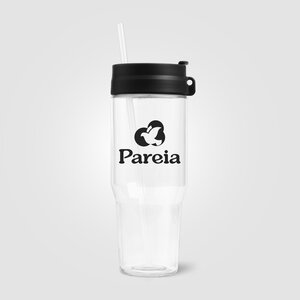 Polar  Recycled Glass Dual Tone Straw Tumbler - 1 L