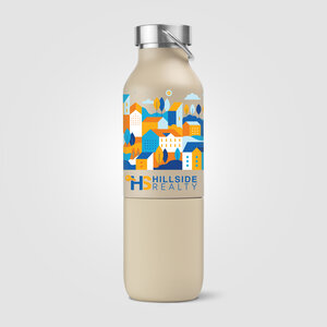 Freya Duo – 2-in-1 590 ml Double-Wall Recycled Stainless Steel Bottle with 325 ml Tumbler